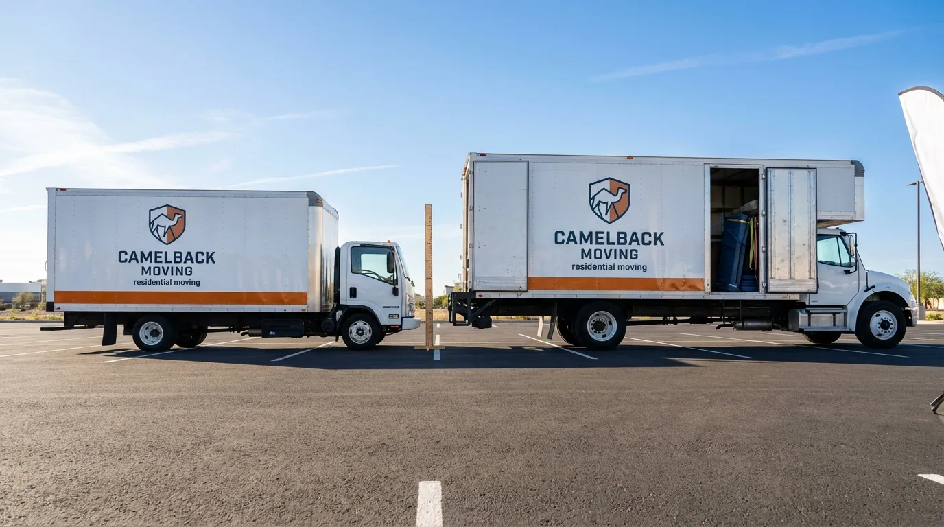 Moving truck size capacity guide in Little Falls